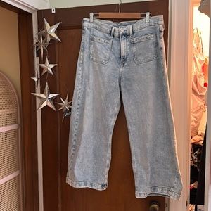 Gap High Rise Stride Ankle Jeans